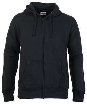 Casual 300GSM Adults Classic Full Zip Hooded Sweatshirt