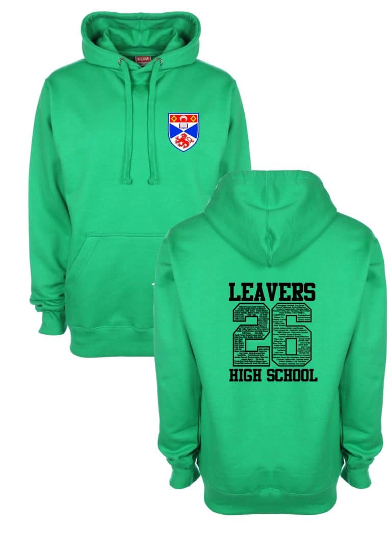LH C Leavers Hoodies-Leavers Hoodies 2026 Green