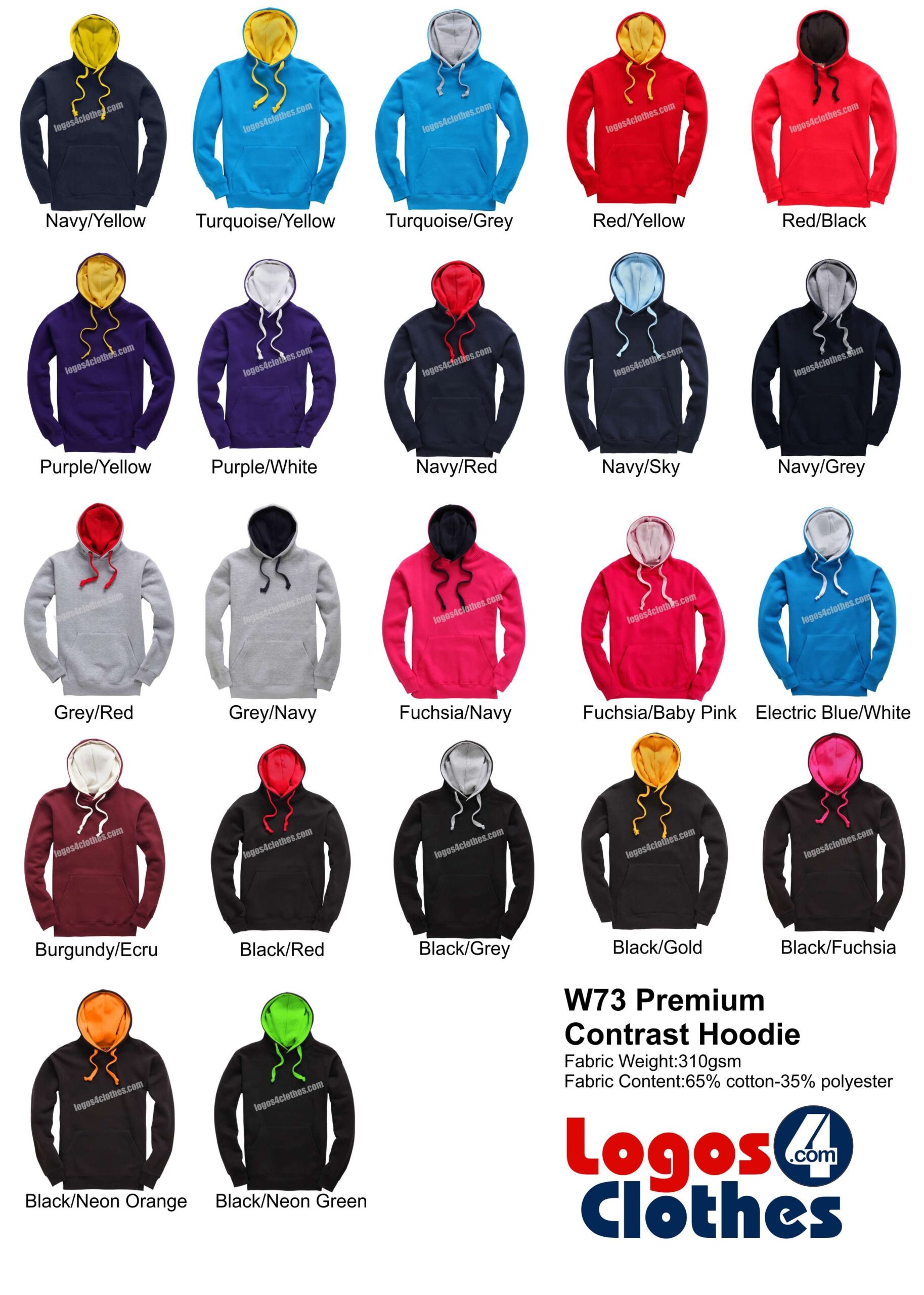 Premium contrast Hoodie