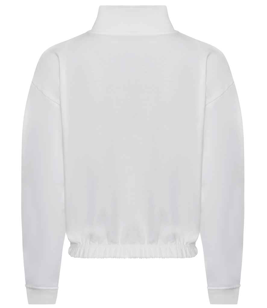 AWDis Ladies Cropped 1/4 Zip Sweatshirt