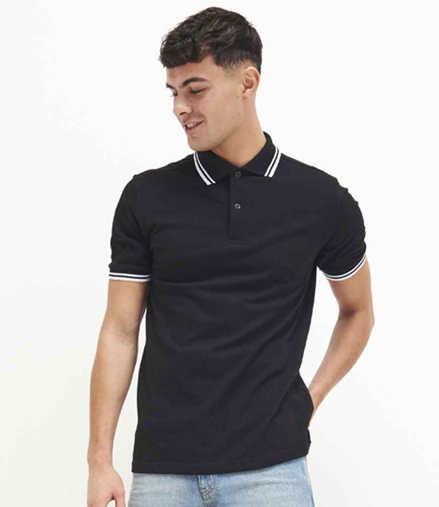 AWDis Stretch Tipped Piqué Polo Shirt