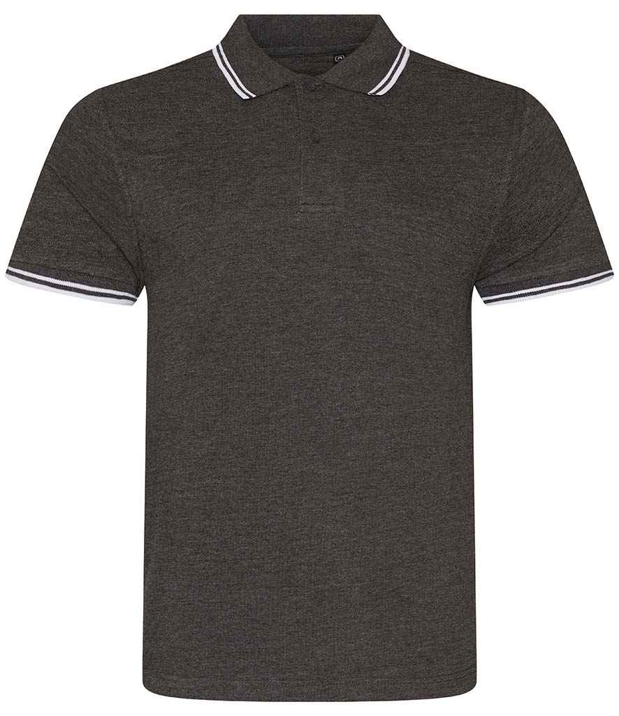 AWDis Stretch Tipped Piqué Polo Shirt