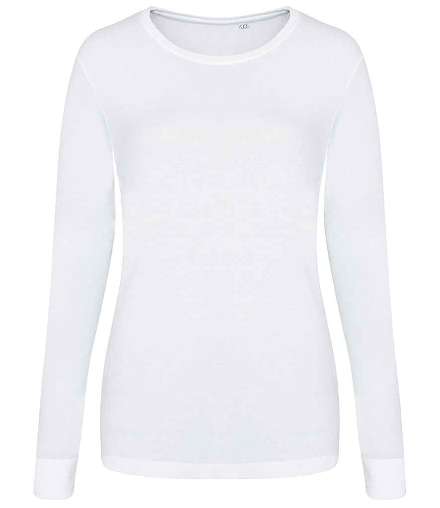 AWDis Ladies Long Sleeve Tri-Blend T-Shirt