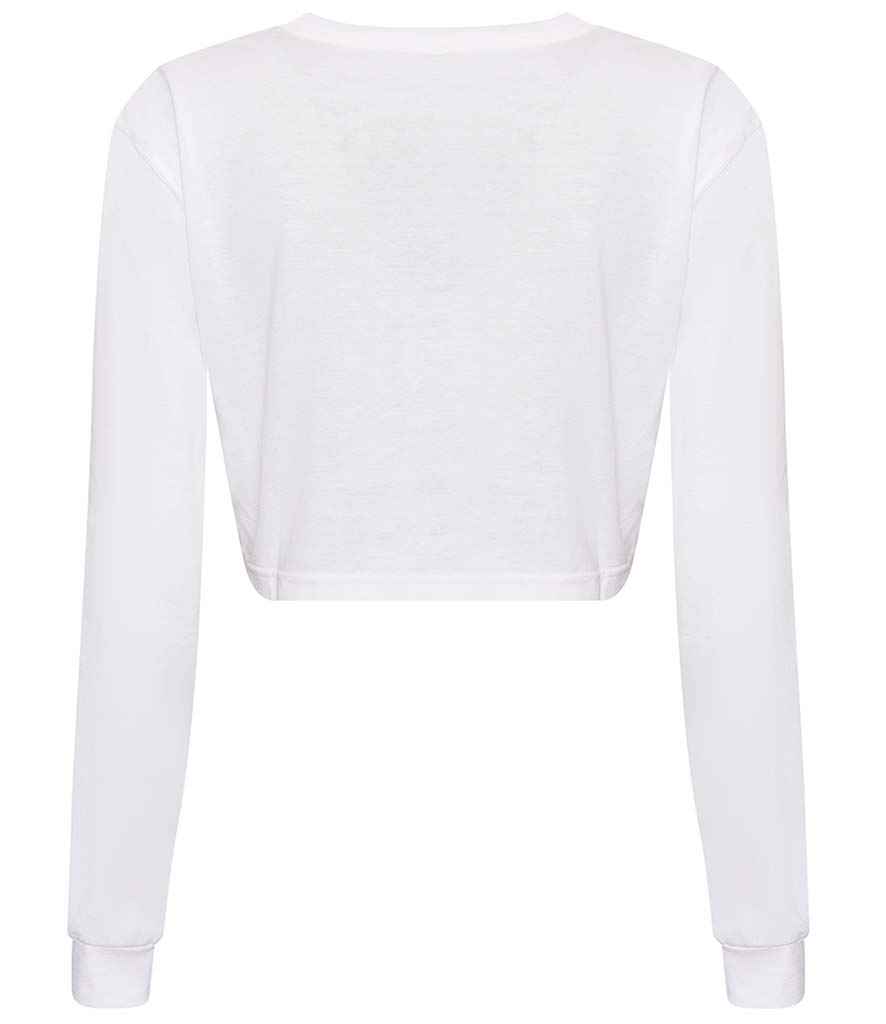 AWDis Ladies Long Sleeve Cropped T-Shirt