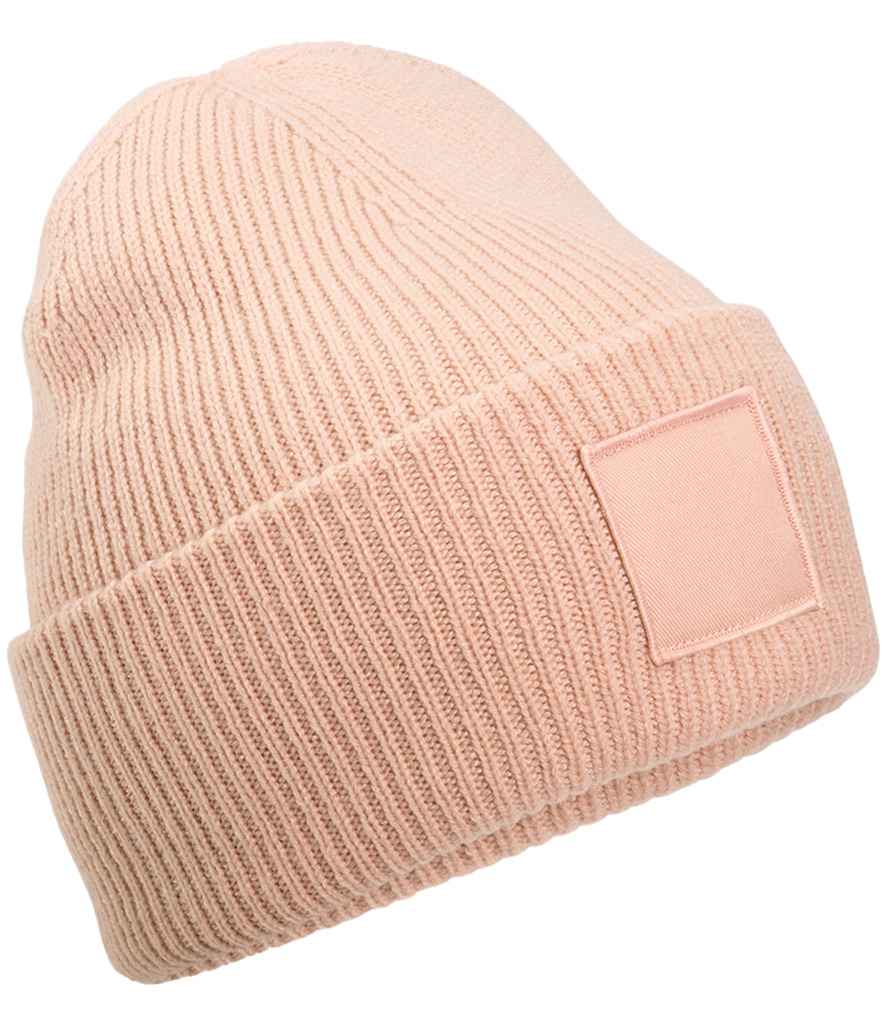 Beechfield Deep Cuff Tonal Patch Beanie