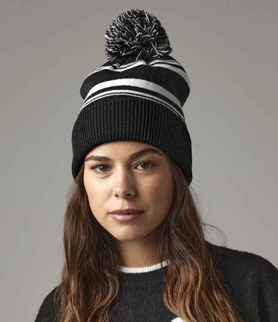 Beechfield Striped Fan Beanie