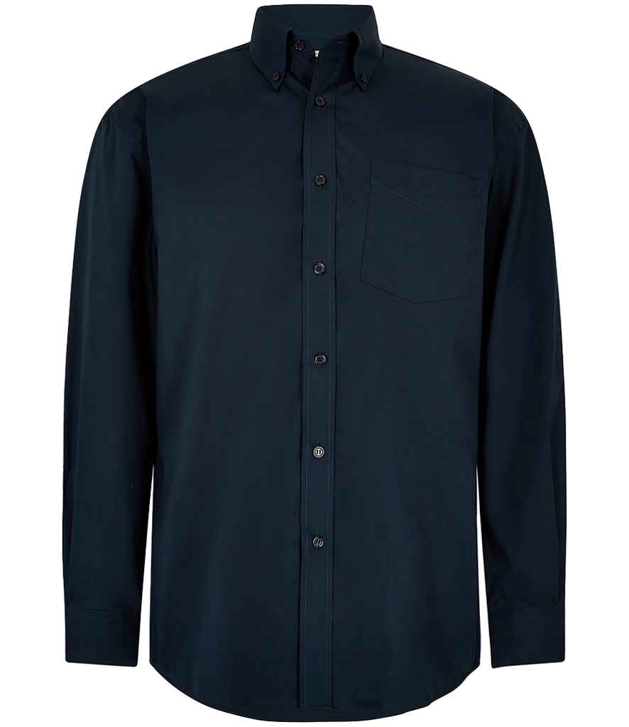 Kustom Kit Premium Long Sleeve Classic Fit Oxford Shirt