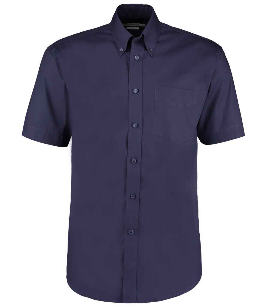 Kustom Kit Premium Short Sleeve Classic Fit Oxford Shirt