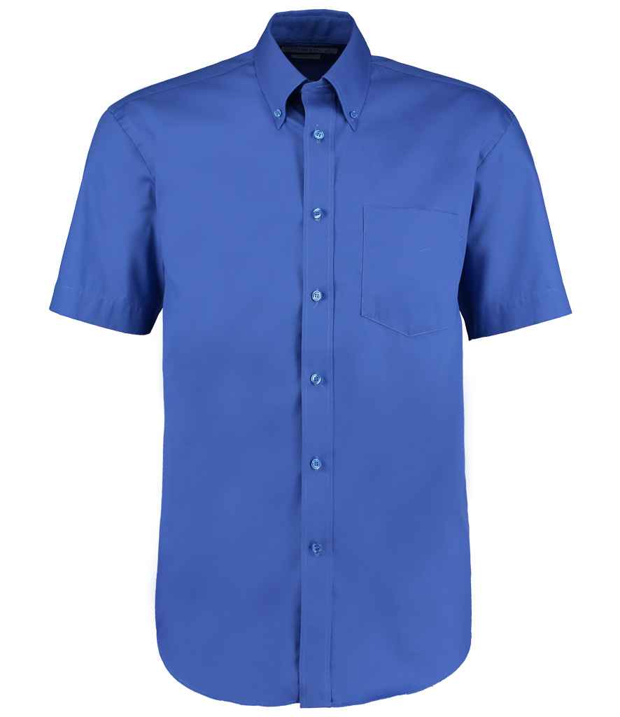 Kustom Kit Premium Short Sleeve Classic Fit Oxford Shirt