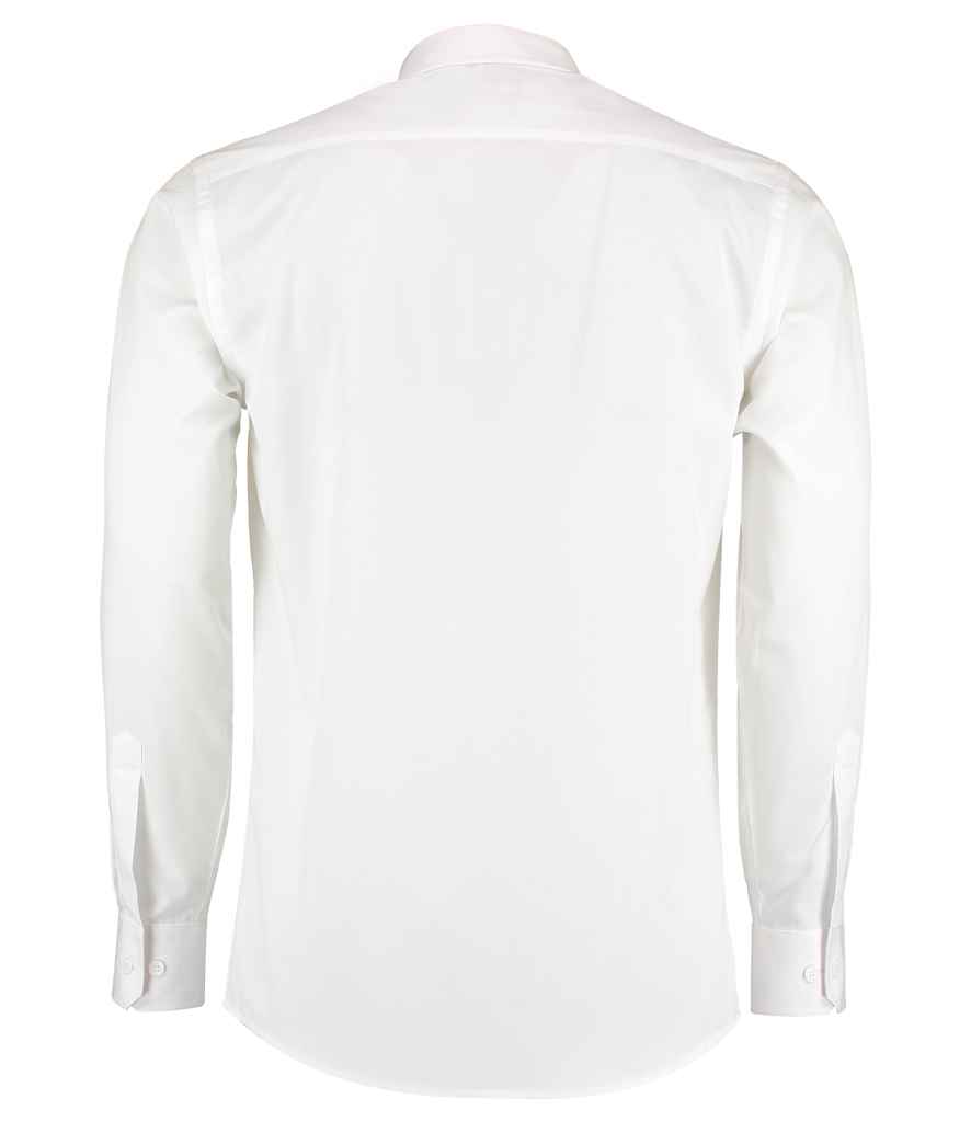 Kustom Kit Long Sleeve Tailored Poplin Shirt