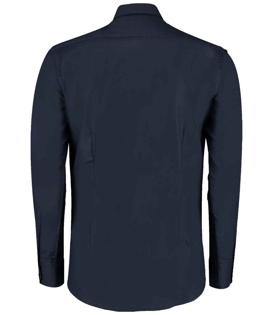 Kustom Kit Long Sleeve Slim Fit Workwear Oxford Shirt