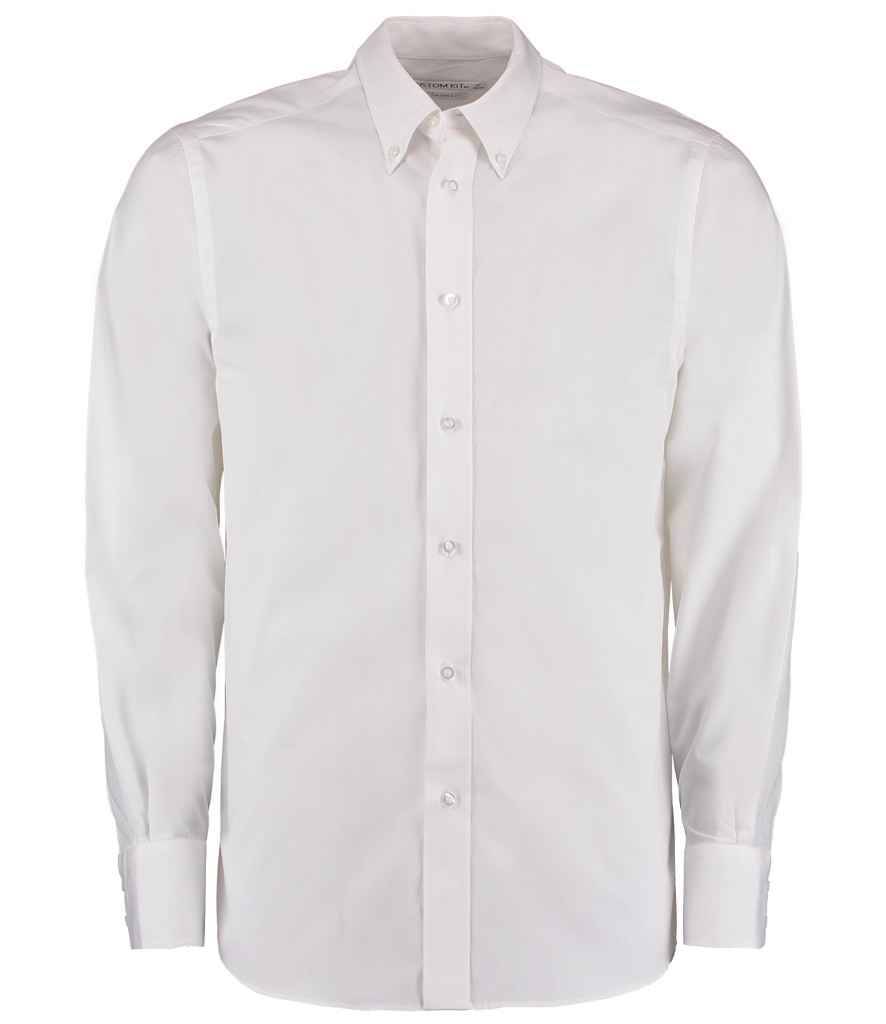 Kustom Kit Long Sleeve Tailored City Business Shirt