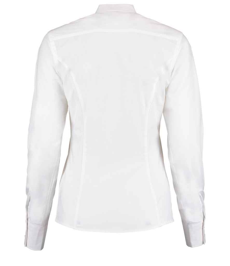 Kustom Kit Ladies Long Sleeve Tailored City Business Shirt