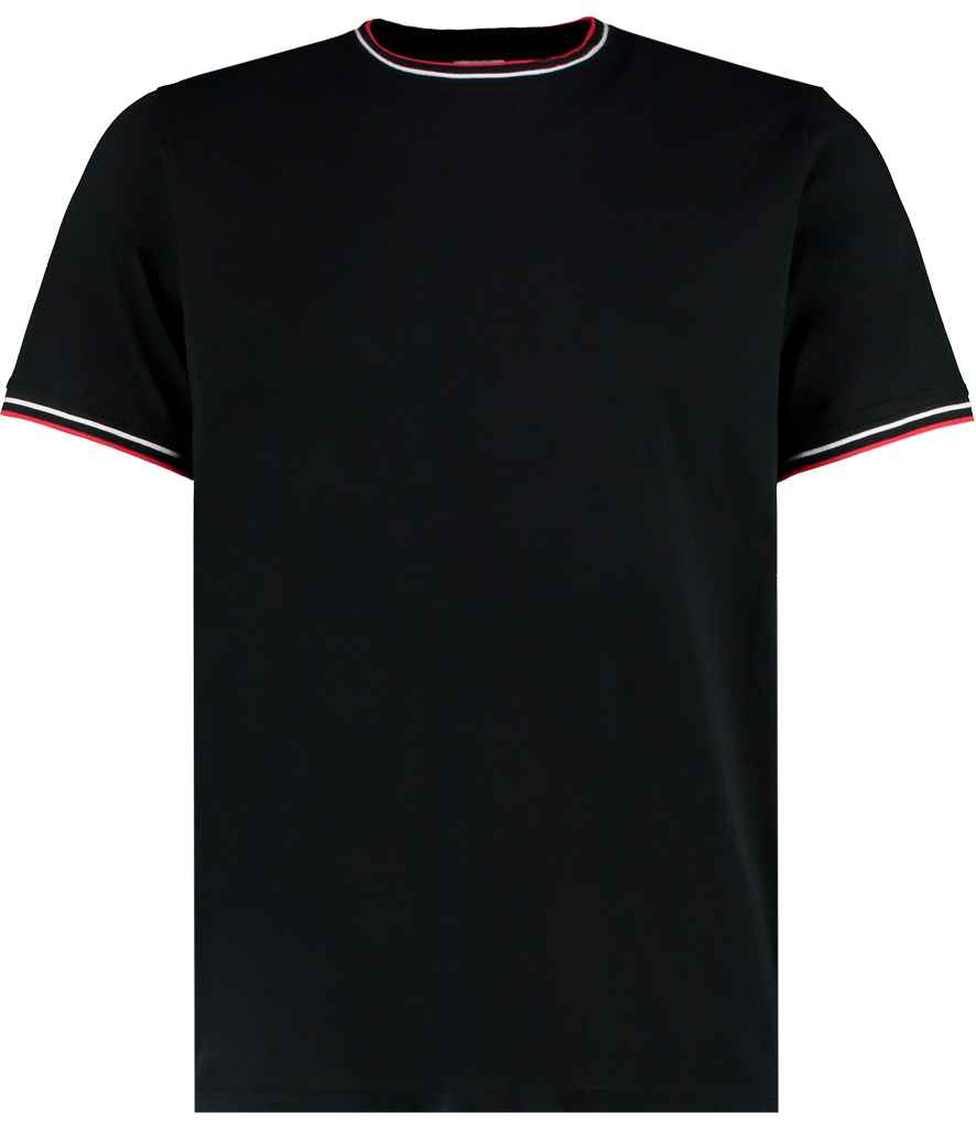 Kustom Kit Fashion Fit Tipped T-Shirt