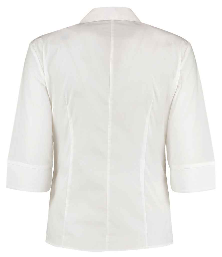 Kustom Kit Ladies 3/4 Sleeve Tailored Continental Shirt