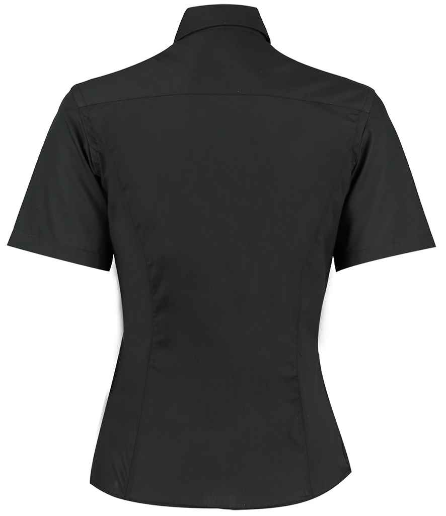 Kustom Kit Ladies Short Sleeve Tailored Business Shirt