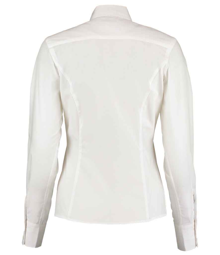 Kustom Kit Ladies Long Sleeve Tailored Business Shirt