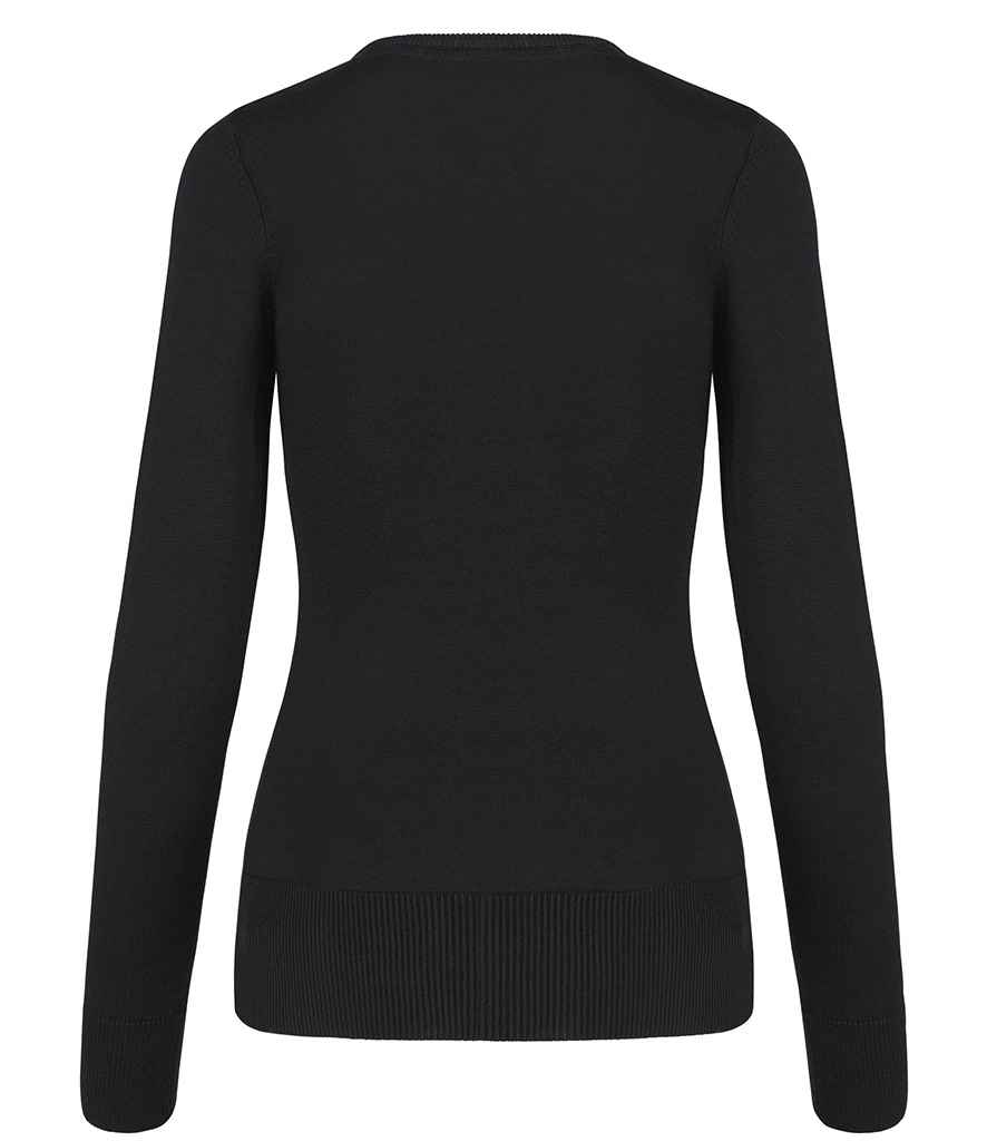 Kariban Ladies Cotton Acrylic V Neck Sweater