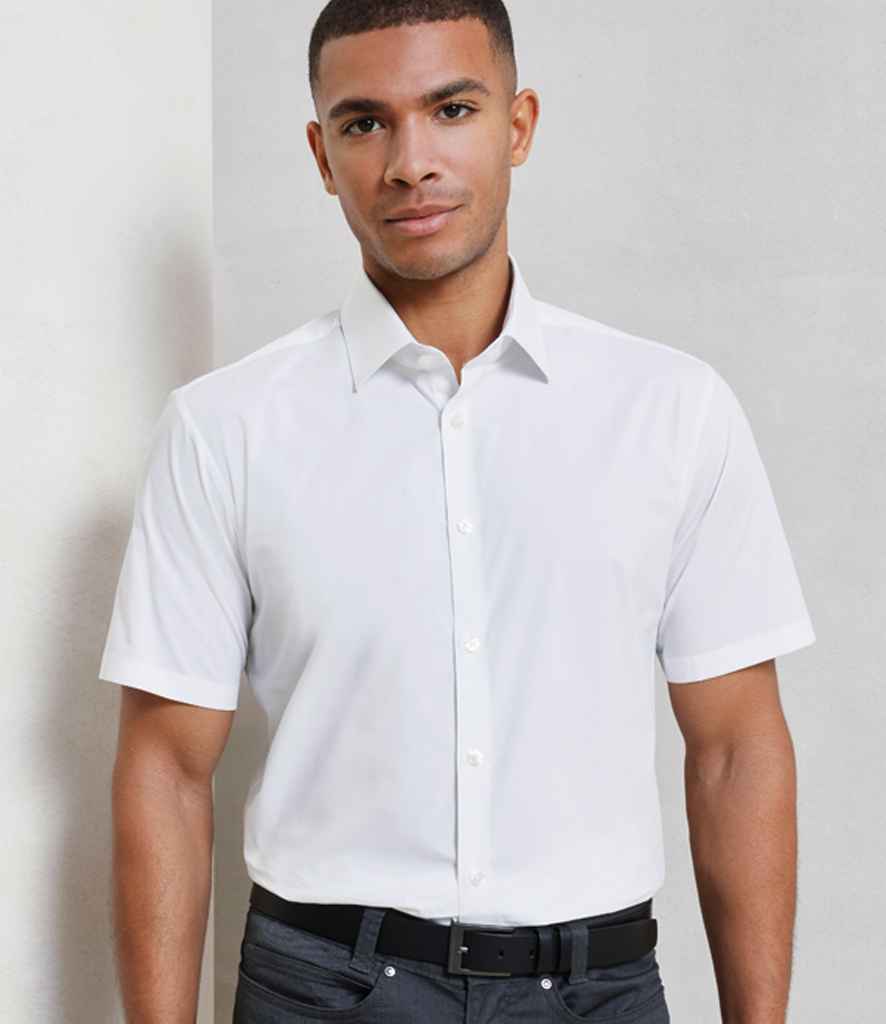 Premier Short Sleeve Stretch Fit Poplin Shirt