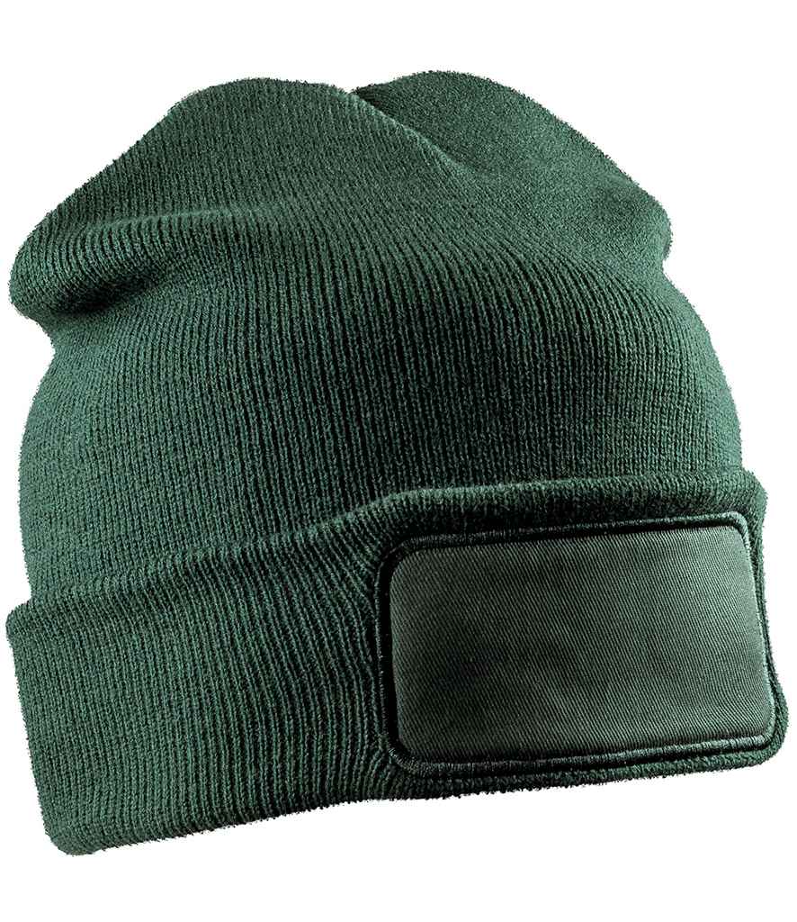Result Genuine Recycled Double Knit Printers Beanie
