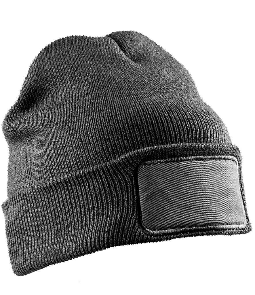 Result Genuine Recycled Double Knit Printers Beanie