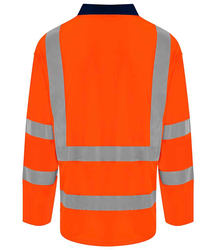 Pro RTX High Visibility Long Sleeve Polo Shirt