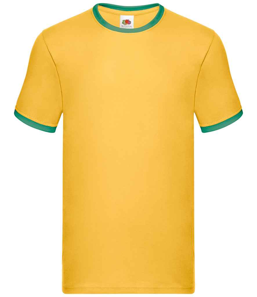Fruit of the Loom Contrast Ringer T-Shirt