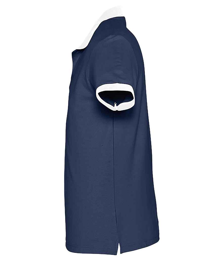 SOL'S Prince Contrast Cotton Piqué Polo Shirt