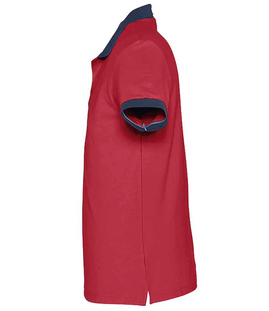 SOL'S Prince Contrast Cotton Piqué Polo Shirt