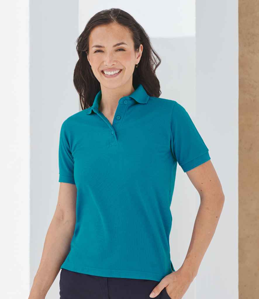 Henbury Ladies Poly/Cotton Piqué Polo Shirt