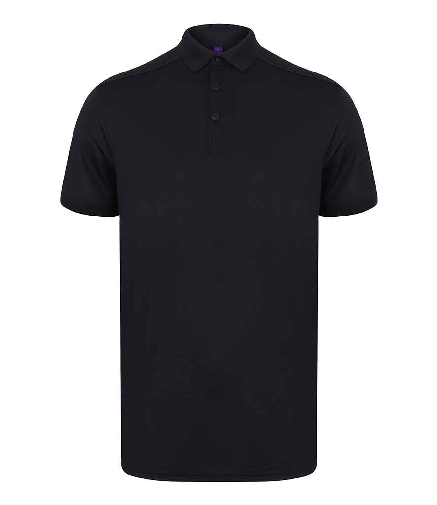 Henbury Slim Fit Stretch Microfine Piqué Polo Shirt