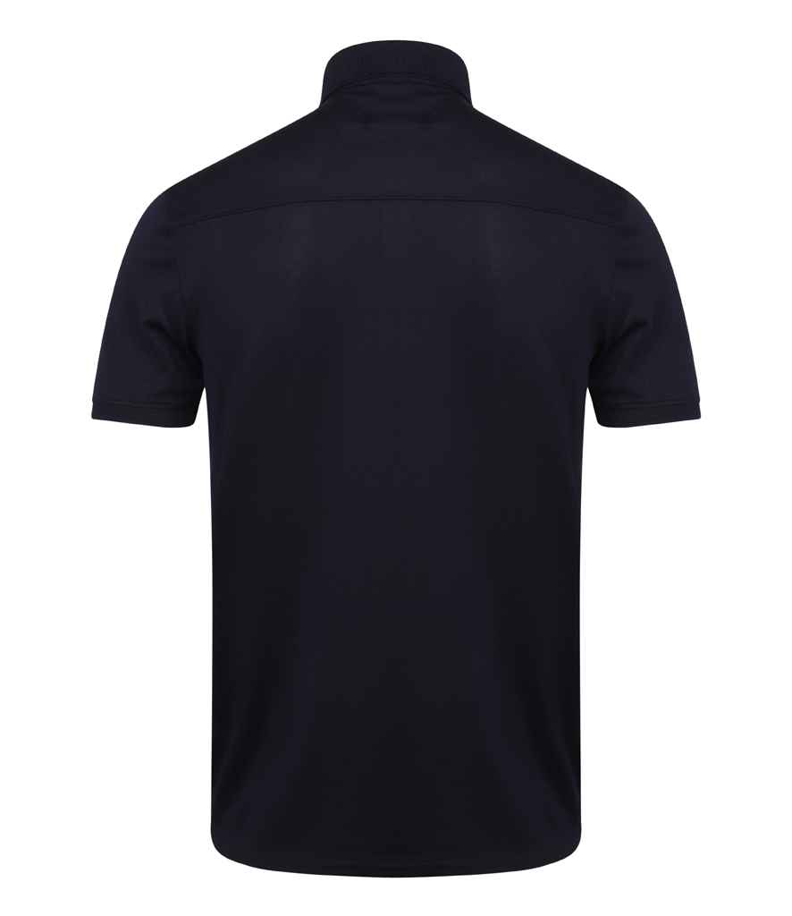 Henbury Slim Fit Stretch Microfine Piqué Polo Shirt