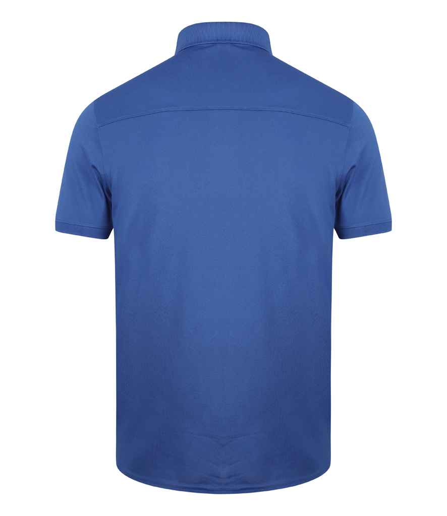 Henbury Slim Fit Stretch Microfine Piqué Polo Shirt