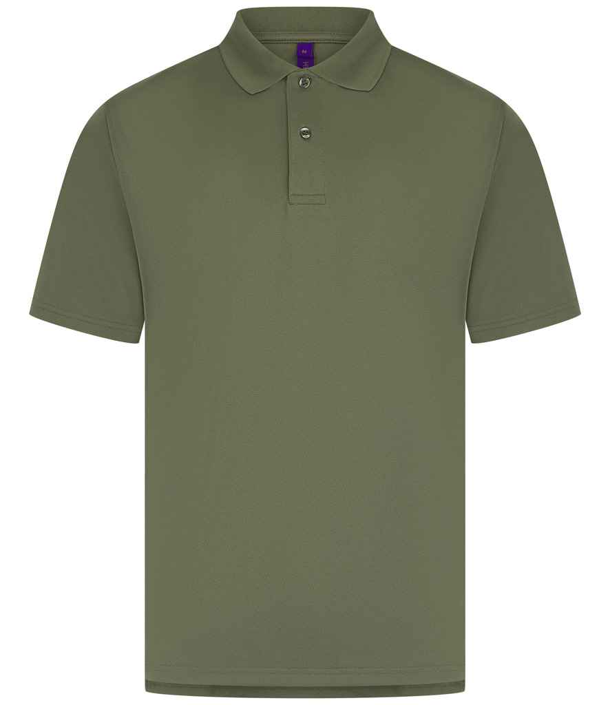 Henbury Coolplus® Wicking Piqué Polo Shirt