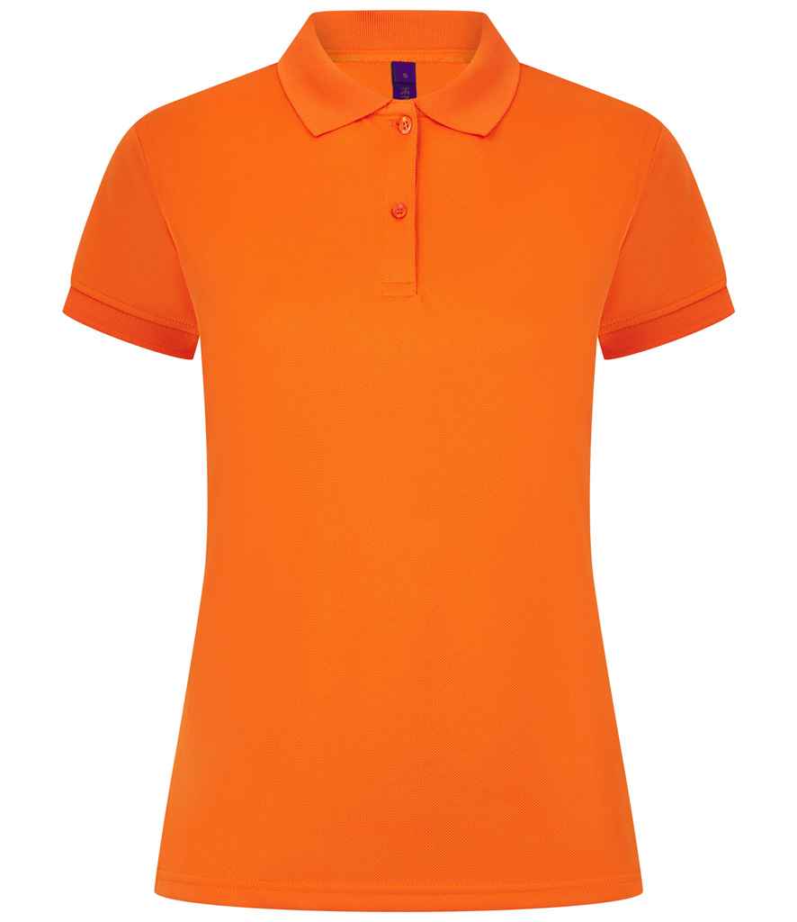 Henbury Ladies Coolplus® Wicking Piqué Polo Shirt