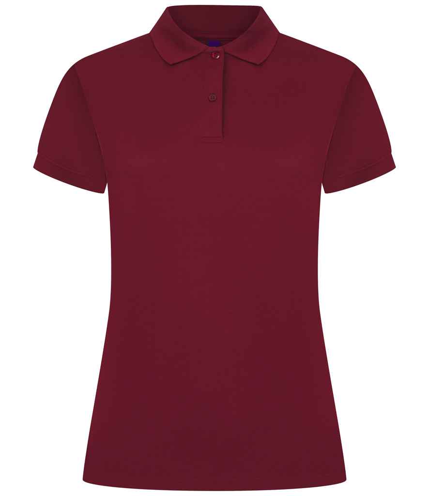 Henbury Ladies Coolplus® Wicking Piqué Polo Shirt