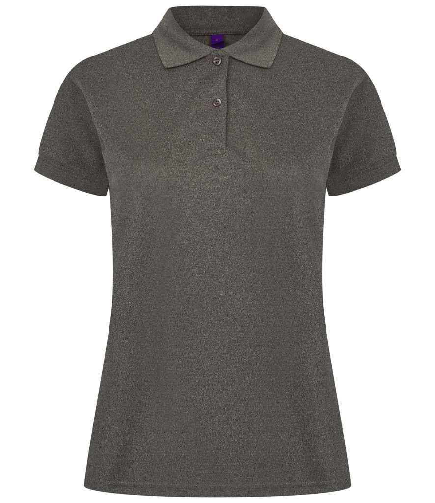 Henbury Ladies Coolplus® Wicking Piqué Polo Shirt