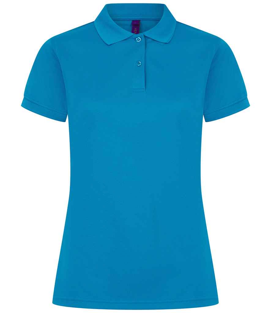 Henbury Ladies Coolplus® Wicking Piqué Polo Shirt
