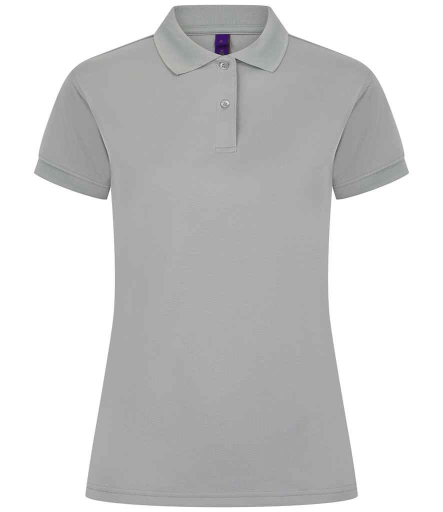 Henbury Ladies Coolplus® Wicking Piqué Polo Shirt
