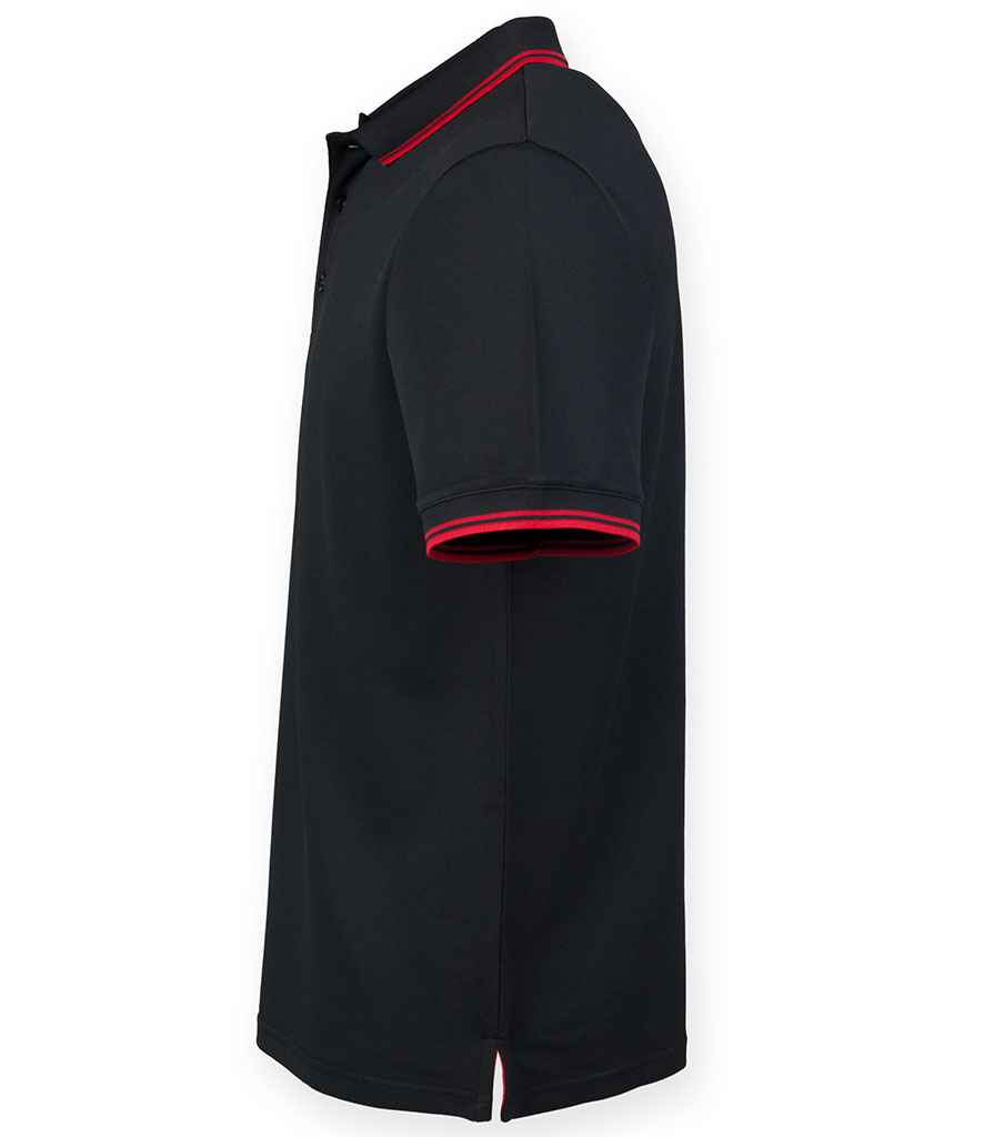 Henbury Coolplus® Tipped Polo Shirt