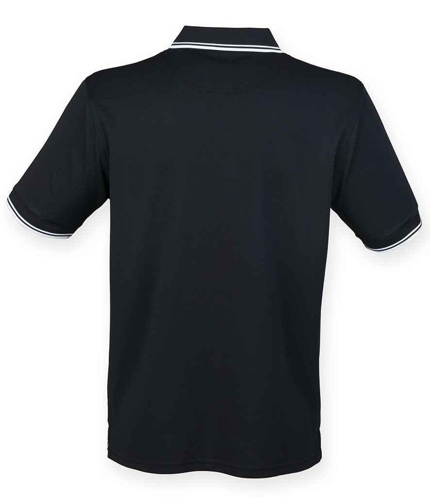 Henbury Coolplus® Tipped Polo Shirt
