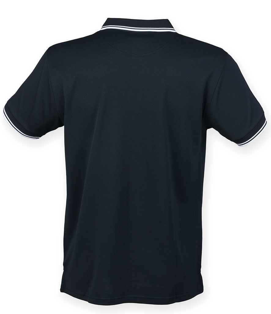 Henbury Coolplus® Tipped Polo Shirt