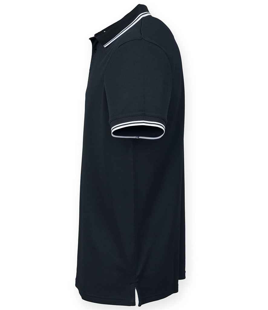 Henbury Coolplus® Tipped Polo Shirt