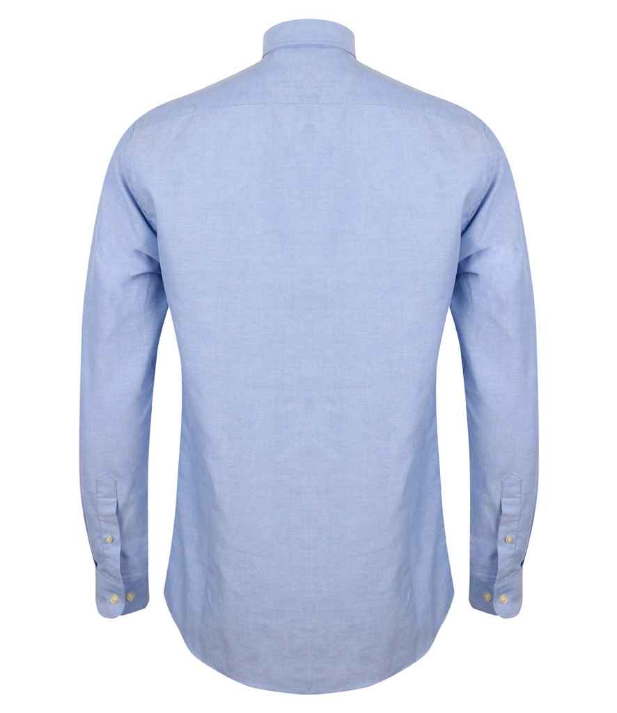 Henbury Modern Long Sleeve Regular Fit Oxford Shirt
