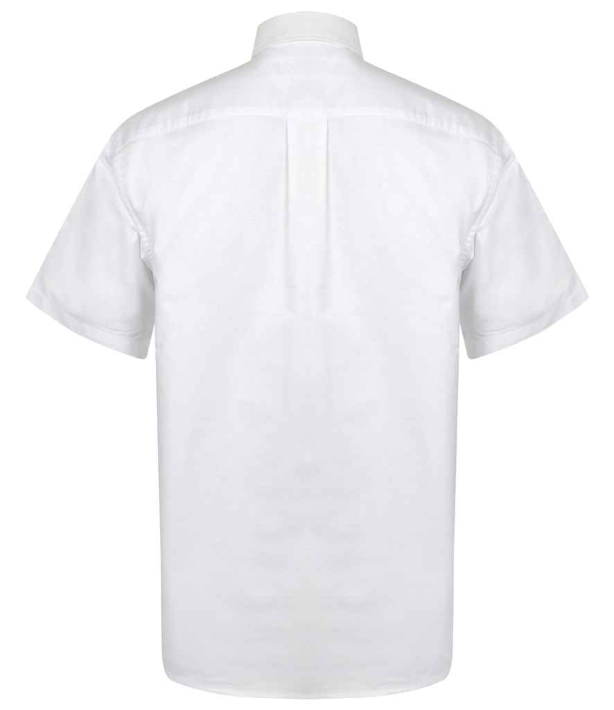 Henbury Short Sleeve Classic Oxford Shirt