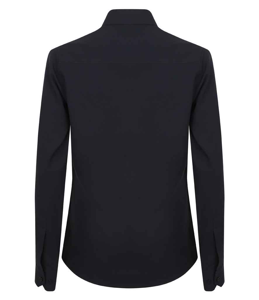 Henbury Ladies Long Sleeve Wicking Shirt