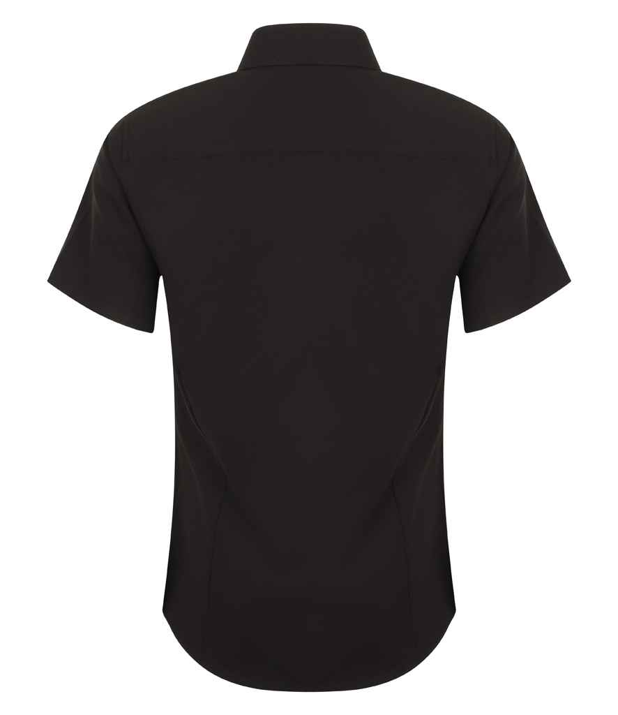 Henbury Ladies Short Sleeve Wicking Shirt