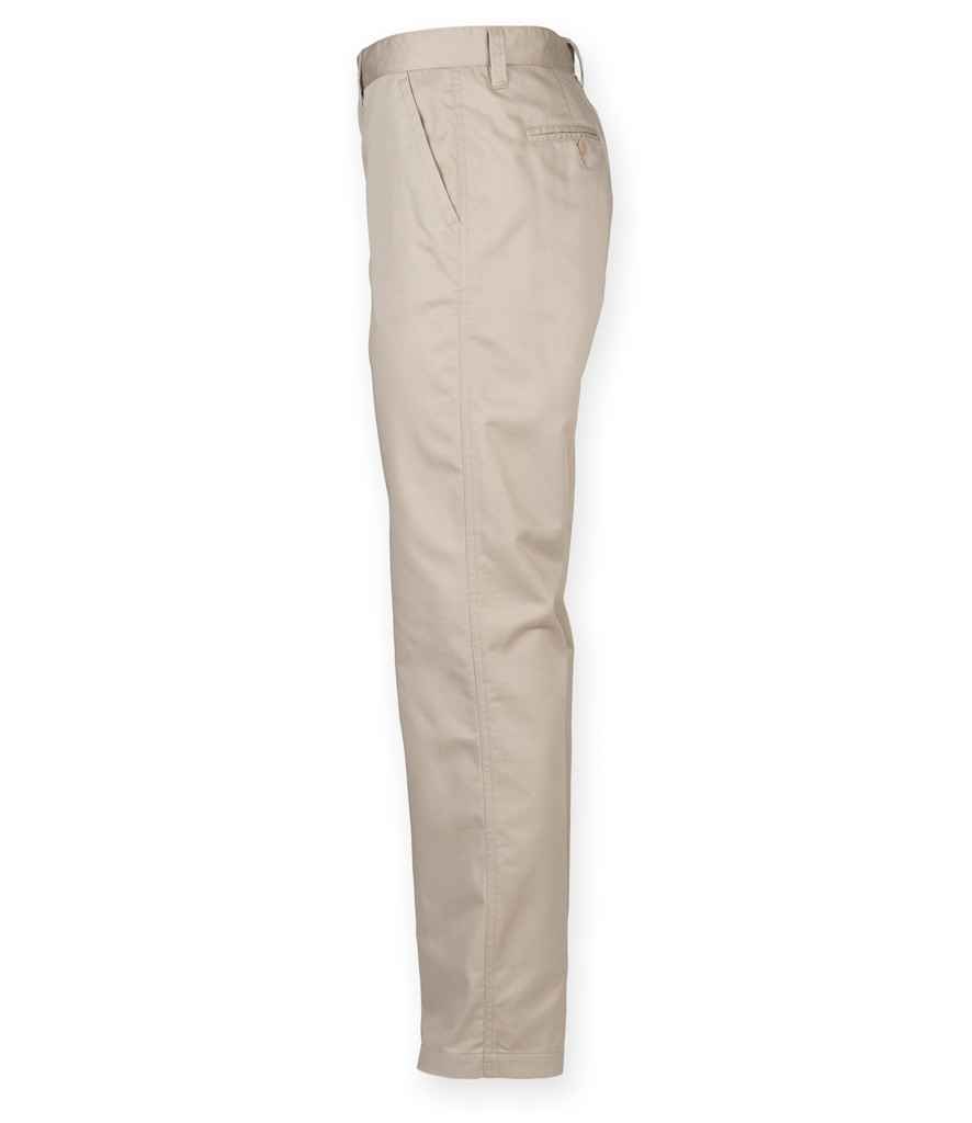 Henbury 65/35 Flat Fronted Chino Trousers