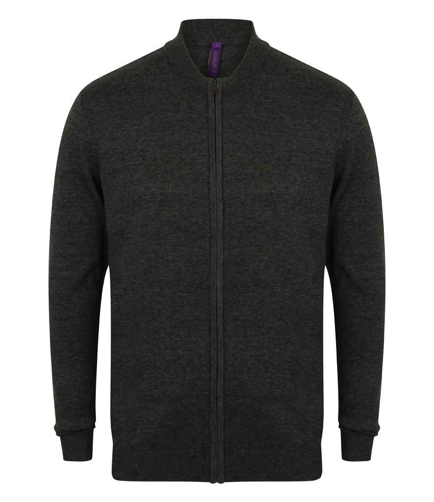 Henbury Unisex Zip Through Cardigan
