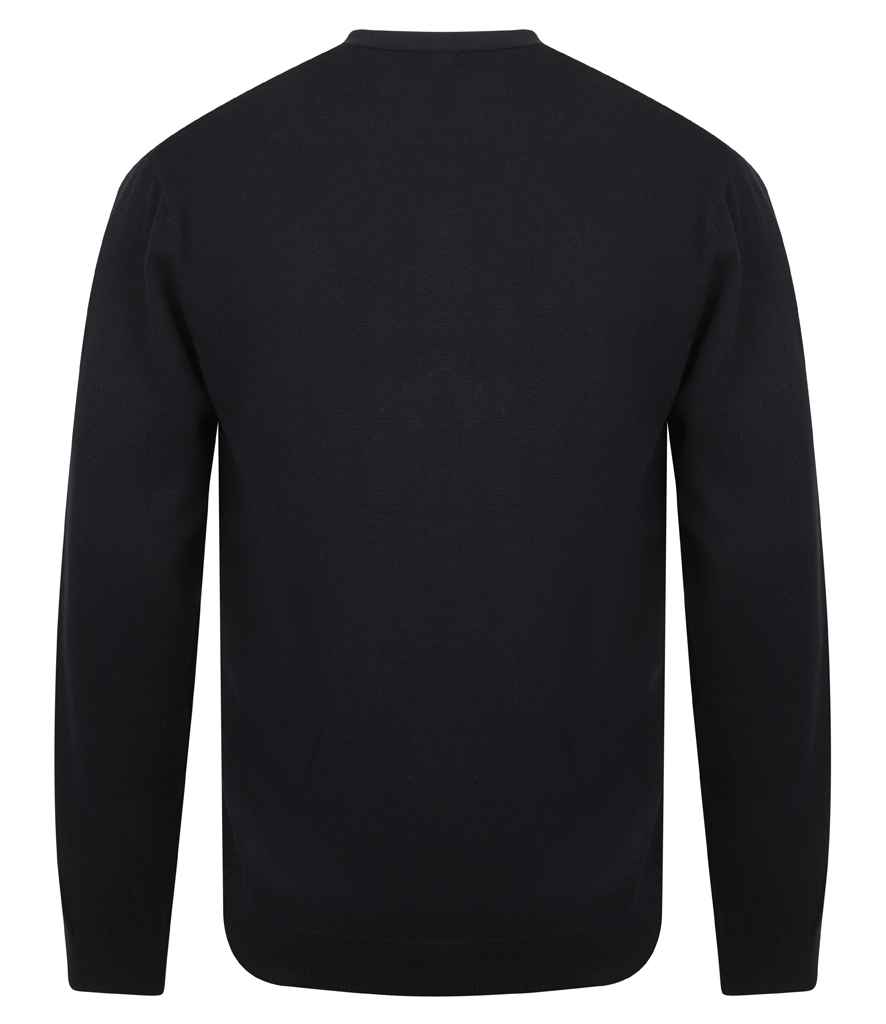 Henbury Lightweight Cotton Acrylic V Neck Cardigan